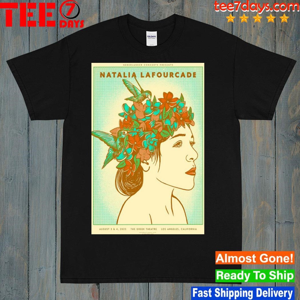 Natalia lafourcade los angeles ca august 3+4 2023 poster shirt