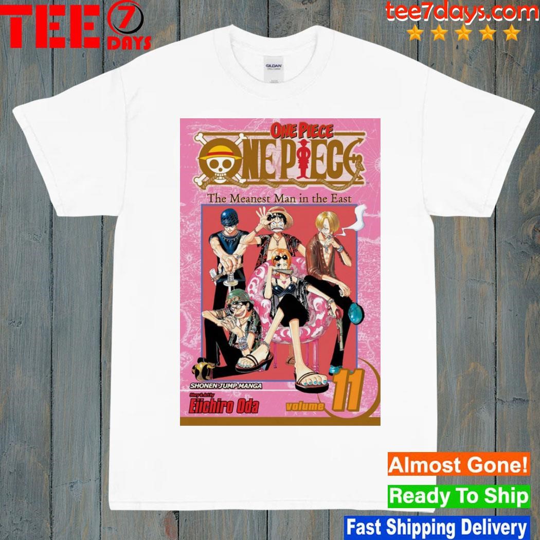 One piece the meanest man in the east volume 11 poster shirt