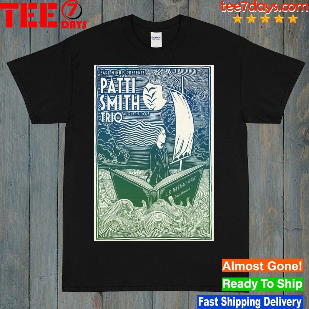 PattI smith trio august 9 2023 bob dylan center tulsa ok poster shirt