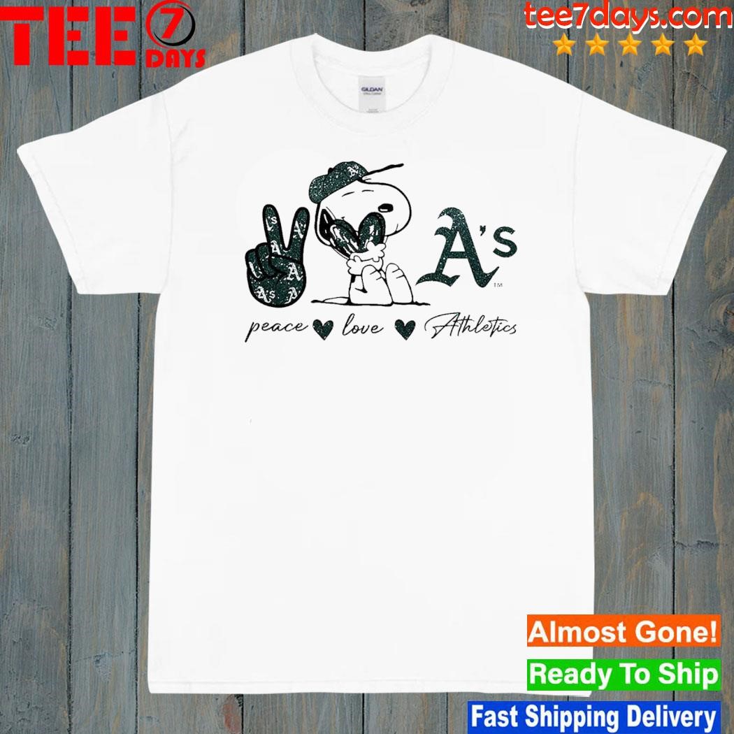 Peace Love Athletics Snoopy Shirt