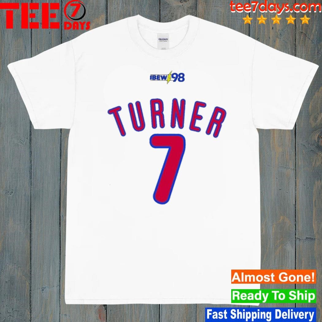 Phillies Trea Turner IBEW Local 98 T-Shirt