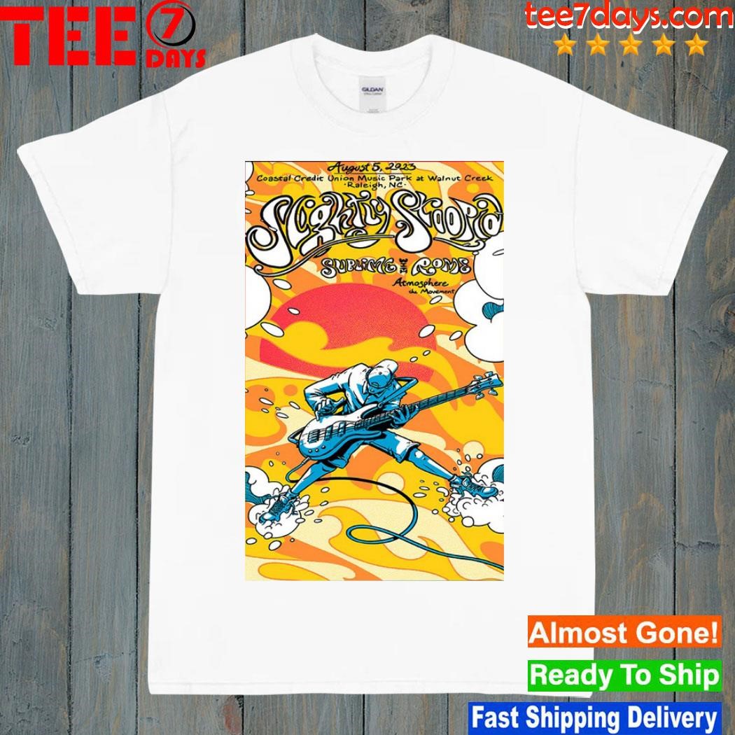 Poster august 05 2023 slightly stoopid raleigh nc tour shirt
