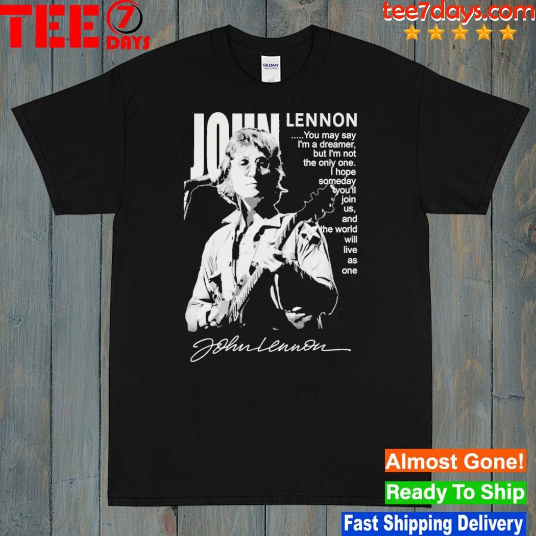 Quote by john lennon shirt