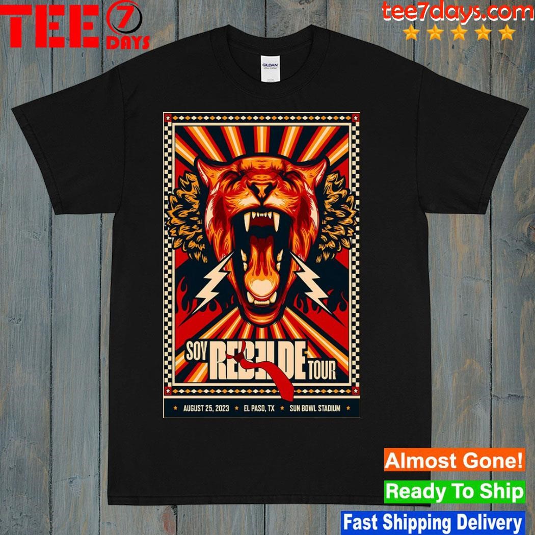 RBD Soy Rebelde Tour 2023 August 25 at Sun Bowl Stadium El Paso, TX Poster shirt
