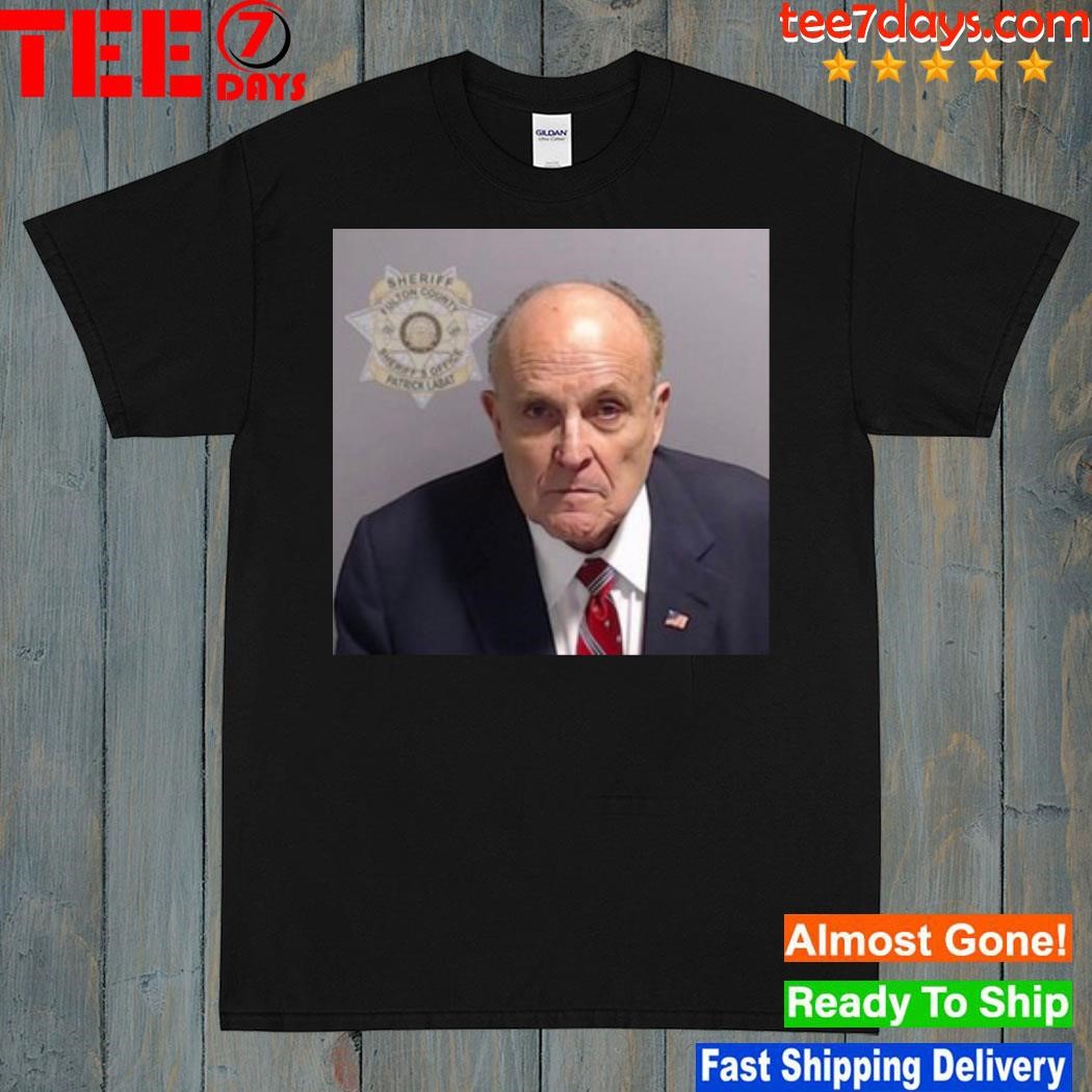 Rudy Giuliani's Mugshot Shirt