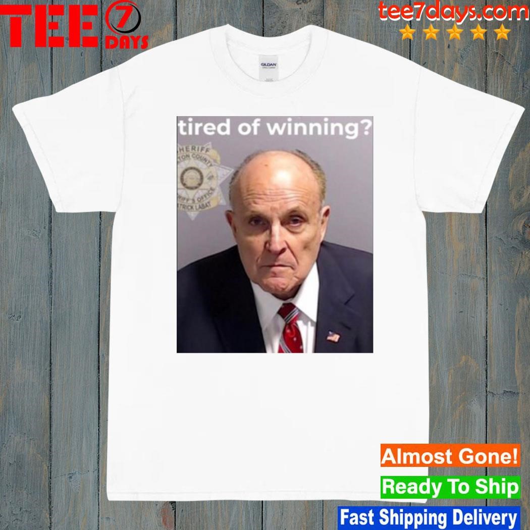 Rudy shot tired of winning shirt