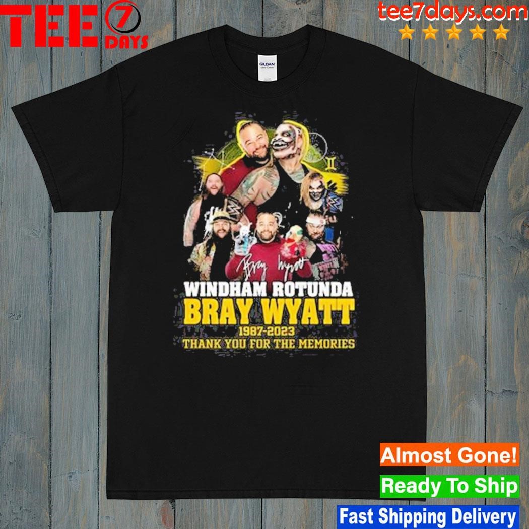 See you in hell bray wyatt 1987 – 2023 thank you for the memories shirt