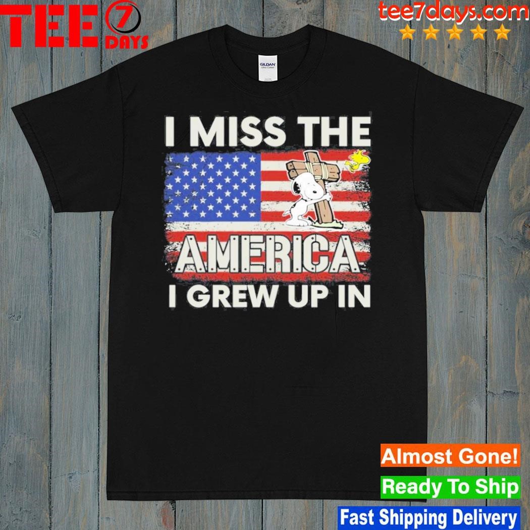 Snoopy I Miss The America I Grew Up In 2024 Shirt