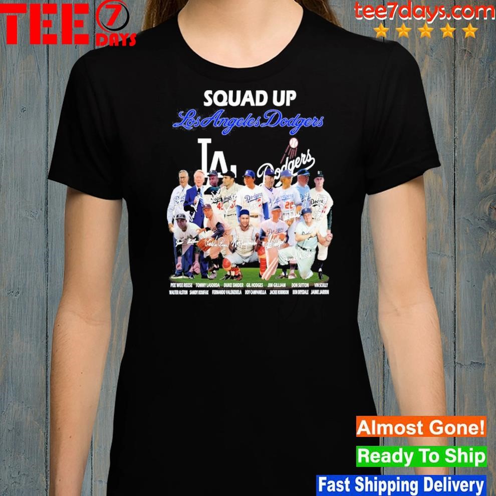 Squad Up Los Angeles Dodgers 2023 Signatures Shirt, hoodie, sweater, long  sleeve and tank top