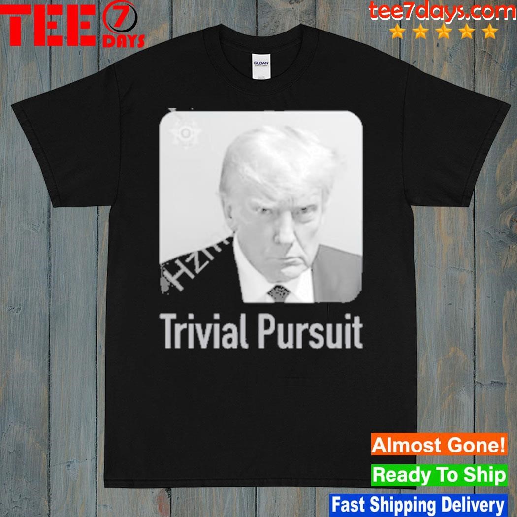 Stickymodern Trump Mugshot Trivial Pursuit T-Shirt