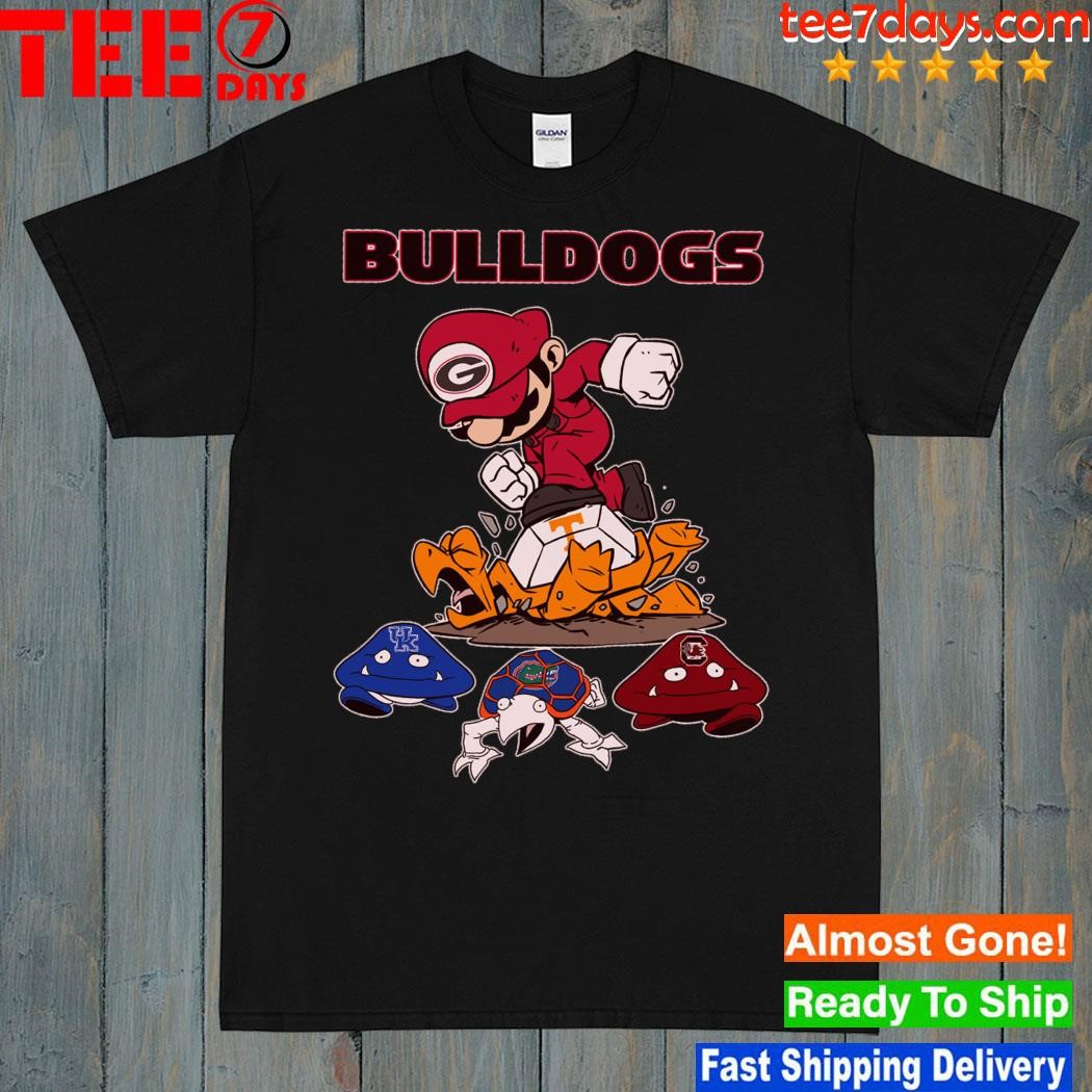Super Mario Bros Bulldogs trample Tennessee funny shirt
