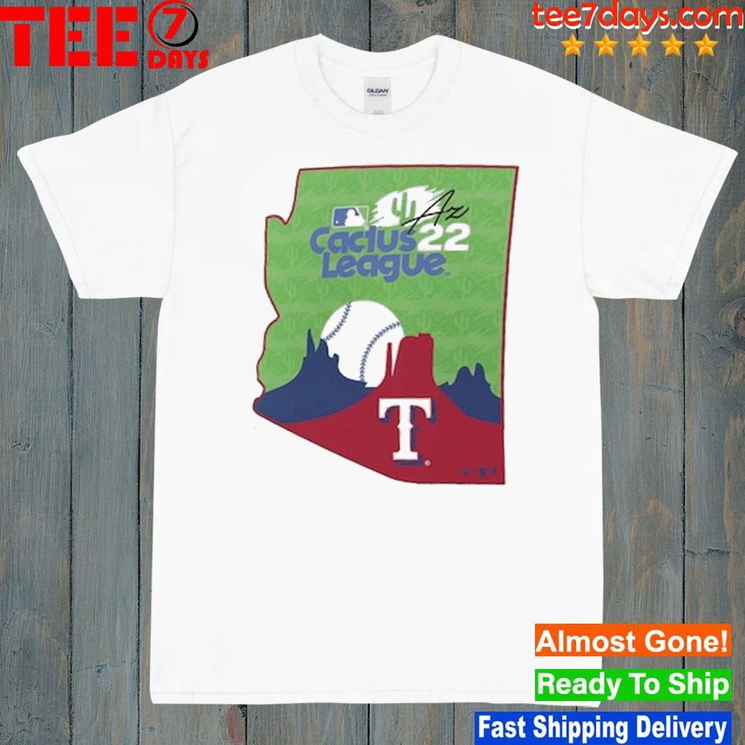 Texas Rangers Fanatics Branded 2022 Mlb Spring Training Cactus League State T-Shirt