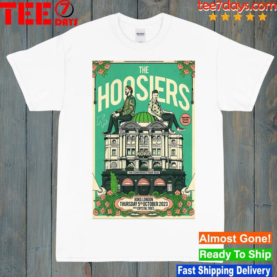 The Hoosiers The Confidenve Tour 2023 Koko, London Poster shirt