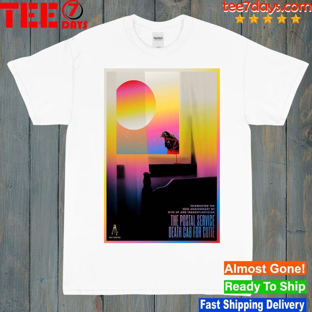 The Postal Service Celebrating The 20th Anniversaries of Give Up And Transatlanticism Poster shirt