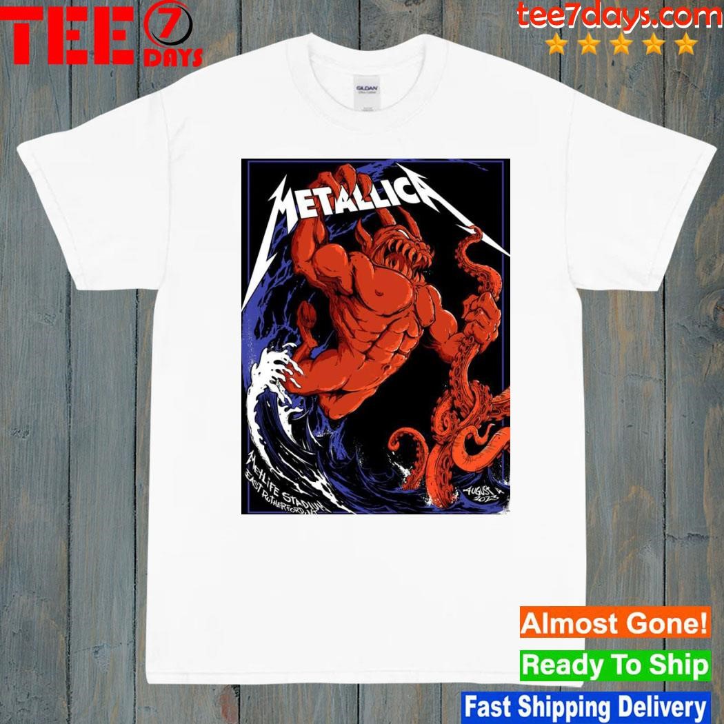 Tonight in m72 eest rutherford august 4 2023 metallica world tour home decor poster shirt
