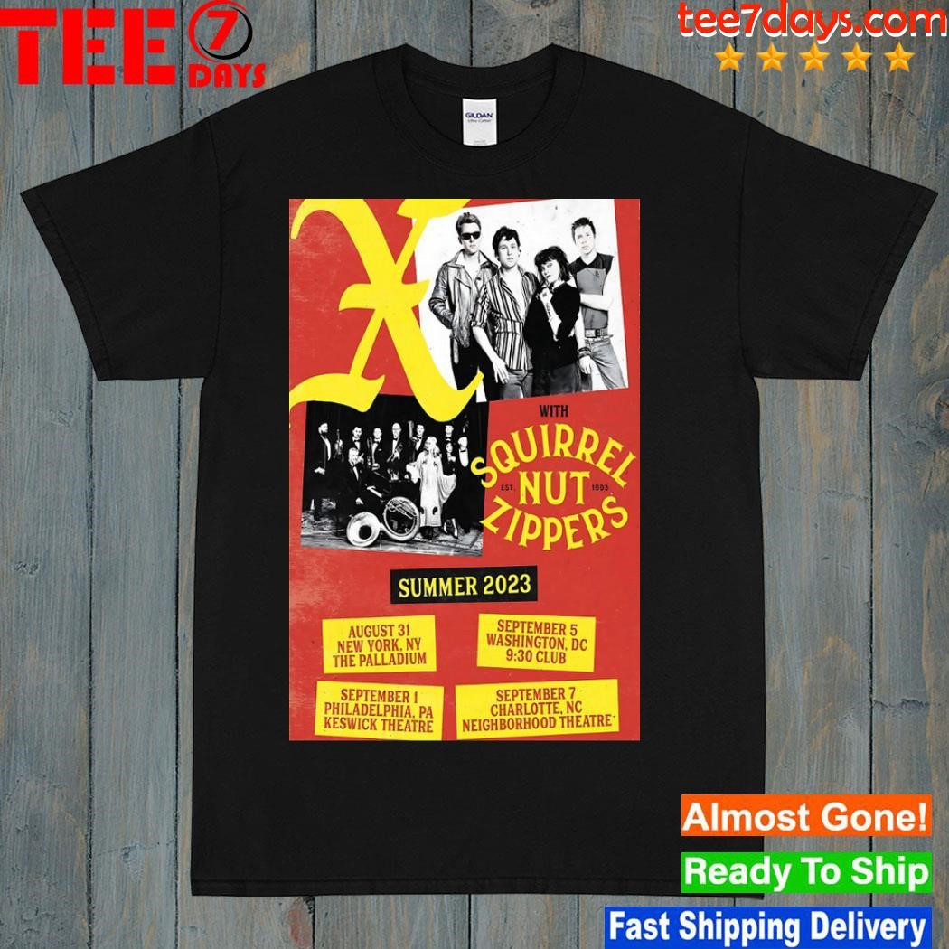 Tour 2023 x the band poster shirt