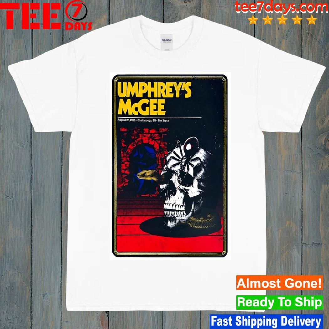 Umphrey's mcgee tour chattanooga tn 2023 poster shirt