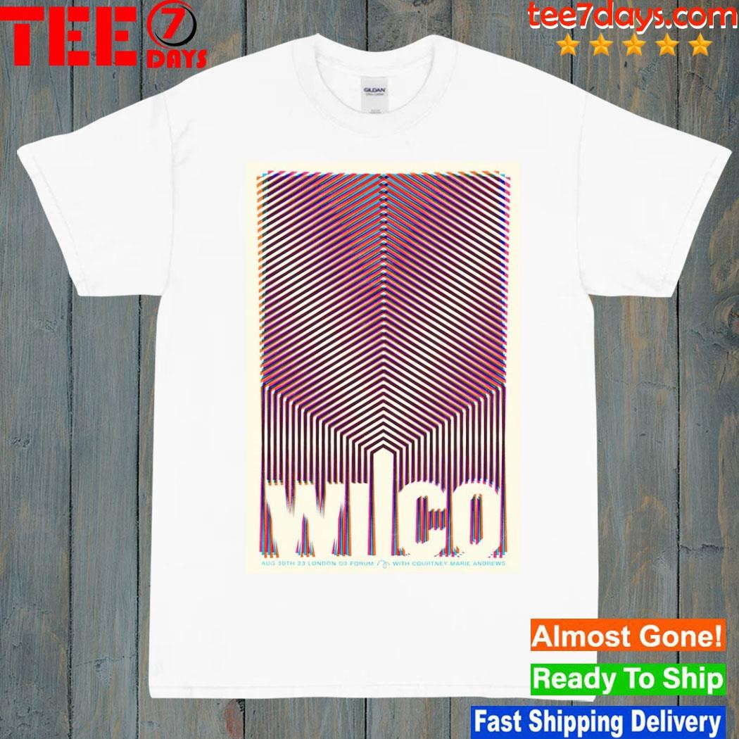 Wilco O2 Forum Kentish Town London, UK 2023 Poster shirt