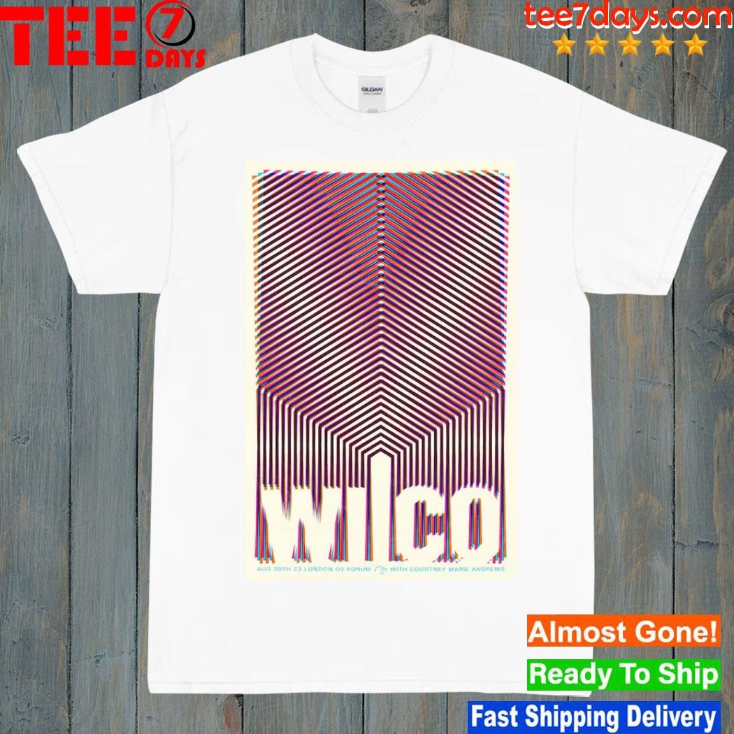 Wilco O2 Forum Kentish Town London, UK August Tour 2023 Poster shirt