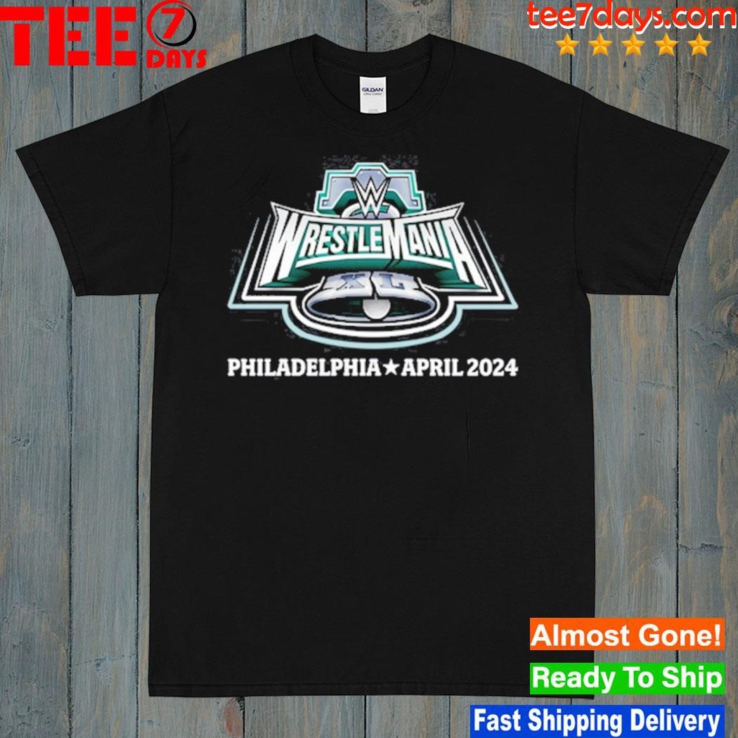 Wrestlemania xl 40th philadelphia april 2024 shirt
