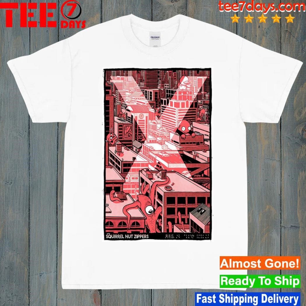 X the band shows chicago il august 27 and 28 2023 shirt