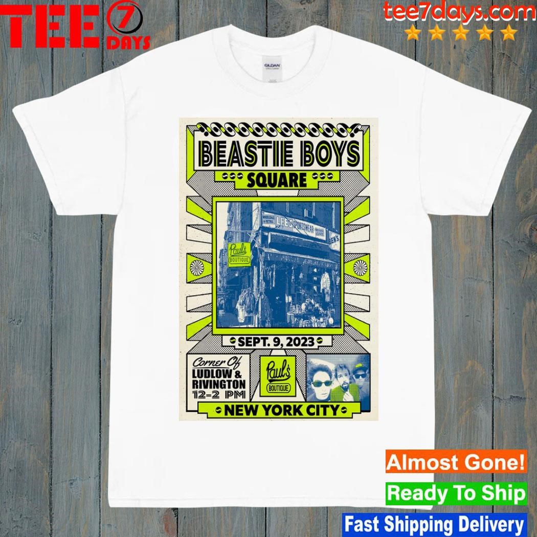 Beastie Boys Square September 9, 2023 New York City Poster shirt