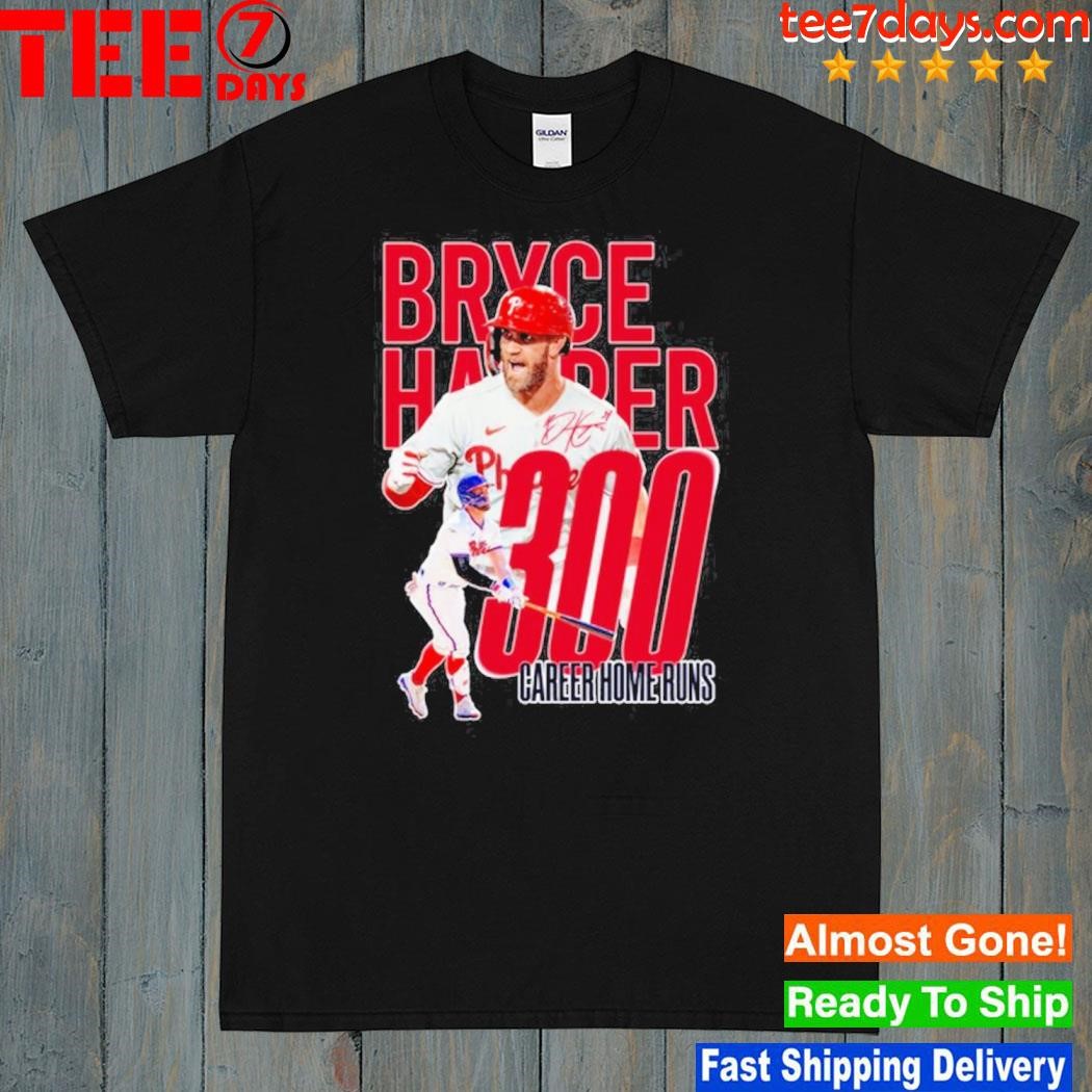 Bryce harper 300 career home runs shirt