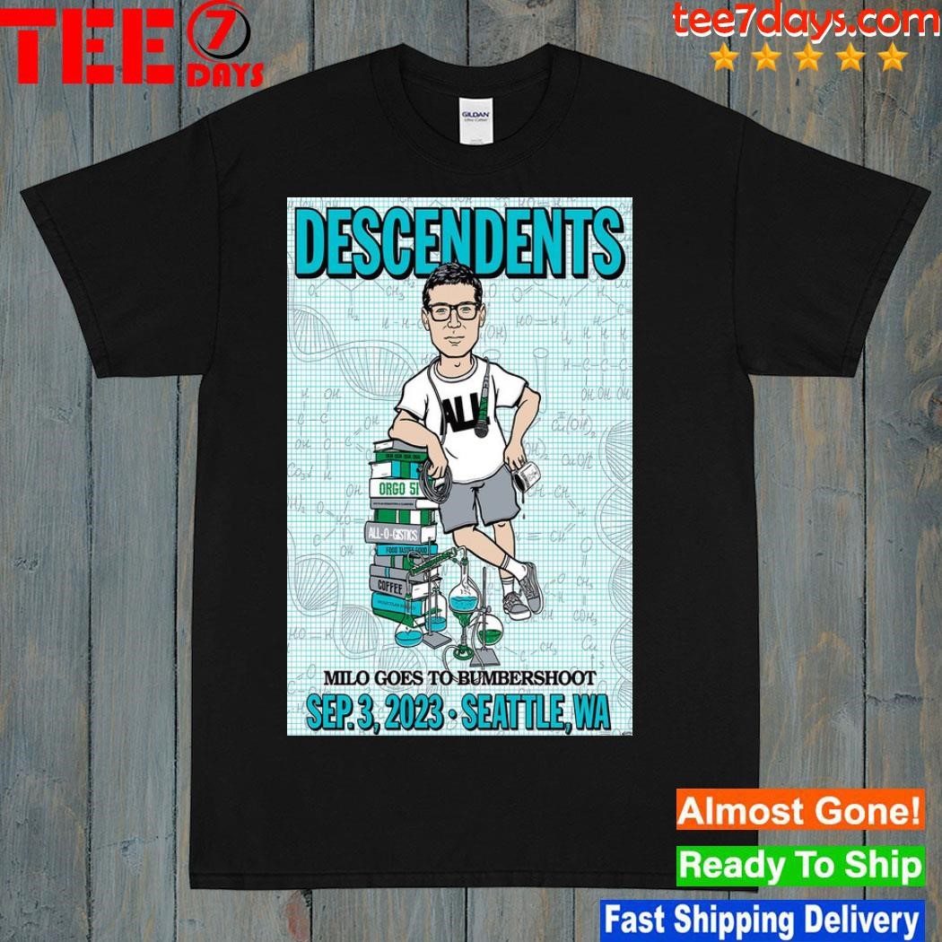 Descendents Seattle Washington event sep 3 2023 poster 2023 shirt