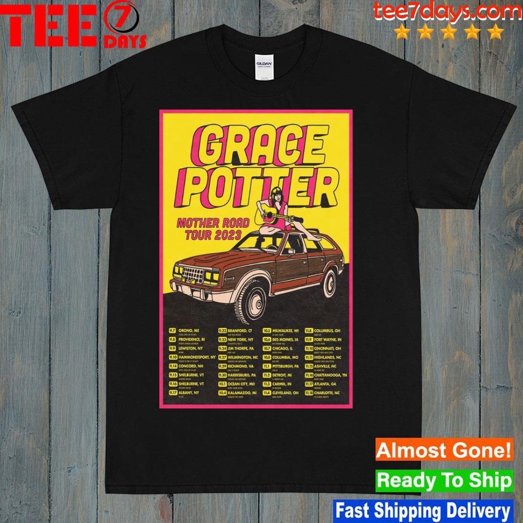 Grace Potter mother road 2023 tour poster shirt