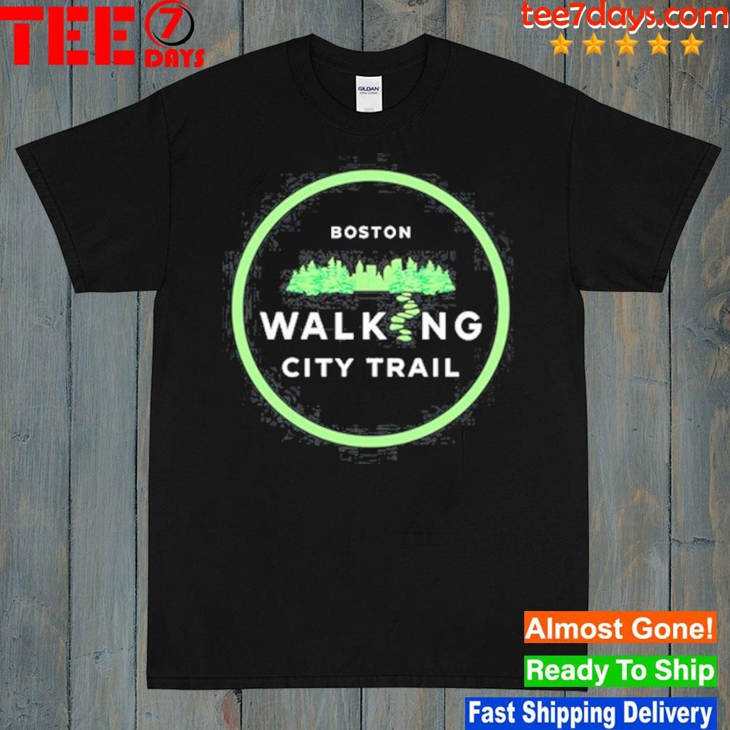 Miles Howard Boston Walking City Trail T-Shirt