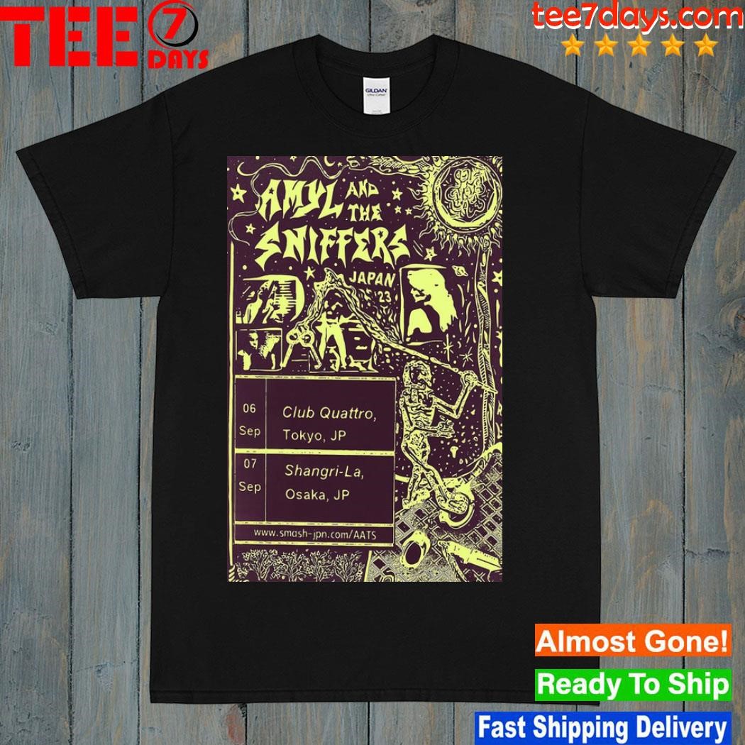 Poster amyl and the sniffers Japan tour 2023 shirt