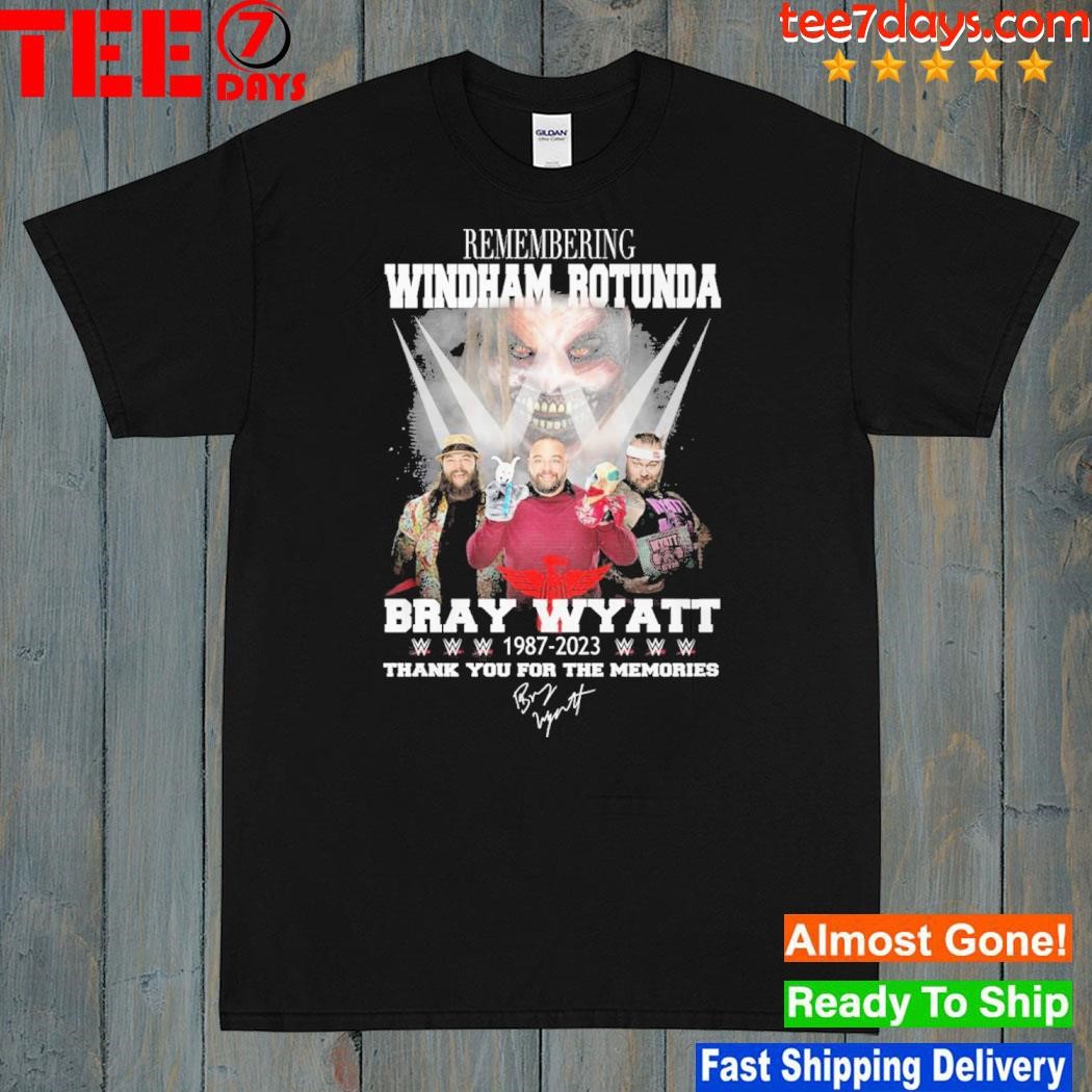 Remembering Windham Rotunda Bray Wyatt Thank You For The Memories shirt