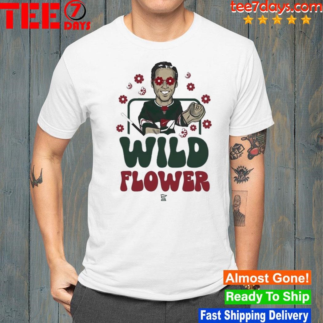 Minnesota wild sotastick fleury wild flower hockey lodge merch T