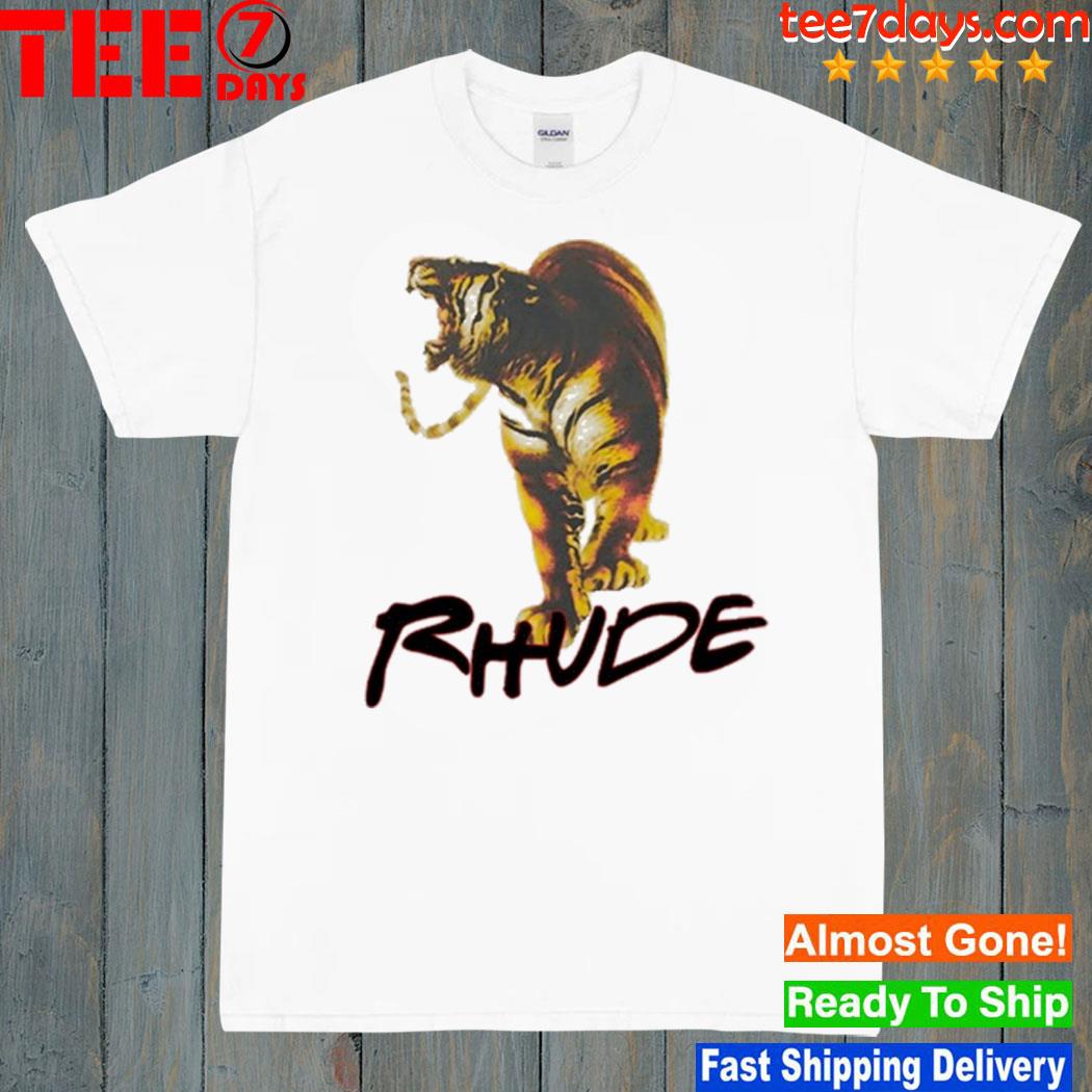 Scoot Henderson Wearing Rhude Tiger shirt