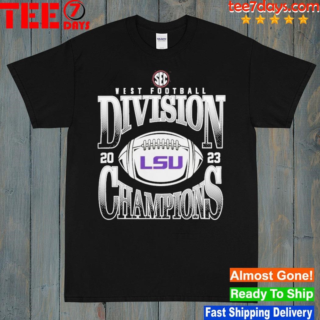 2023 SEC West Lsu Football Division Champions Goal Line Stand Shirt