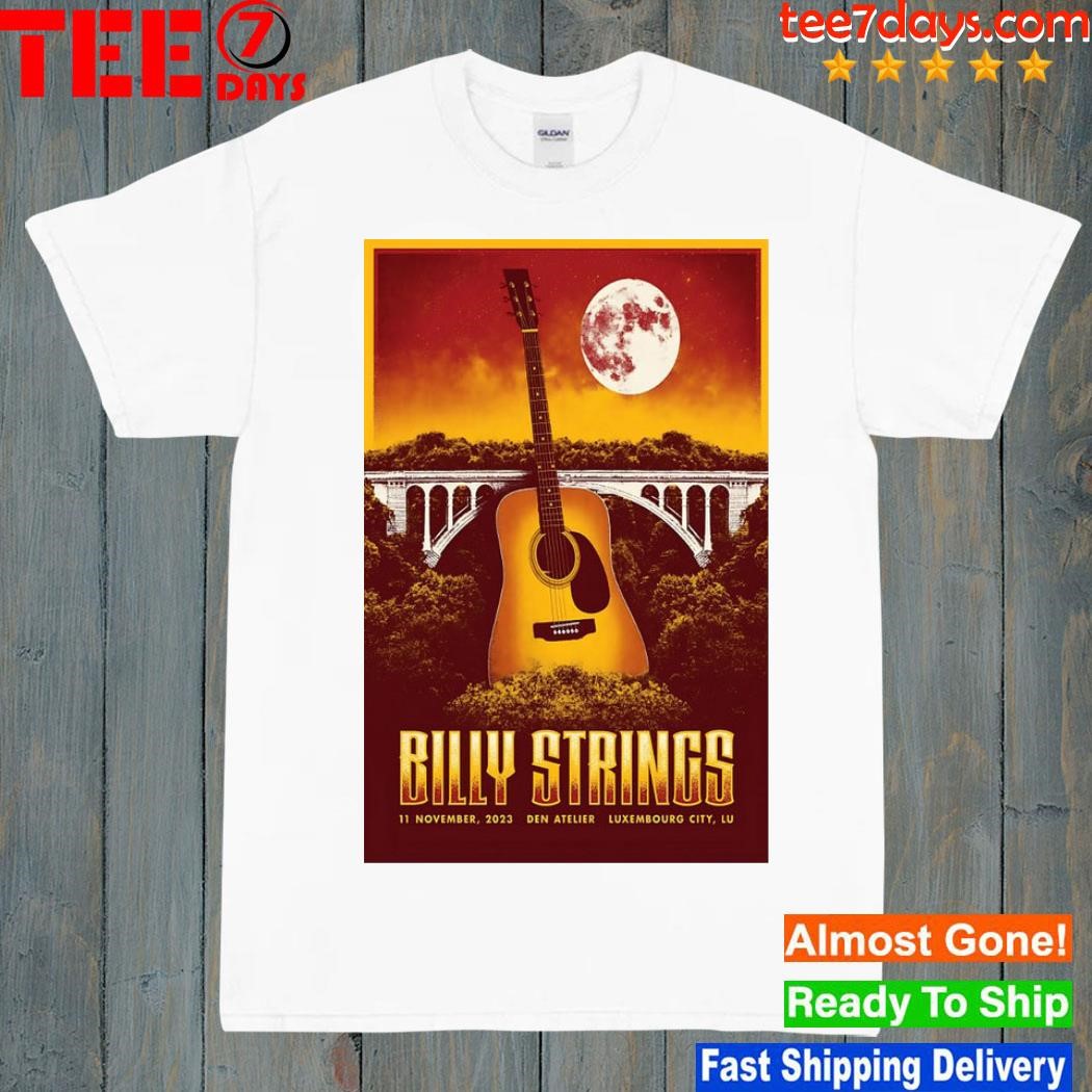 Billy Strings Nov 11, 2023 Den Atelier Luxembourg Poster shirt