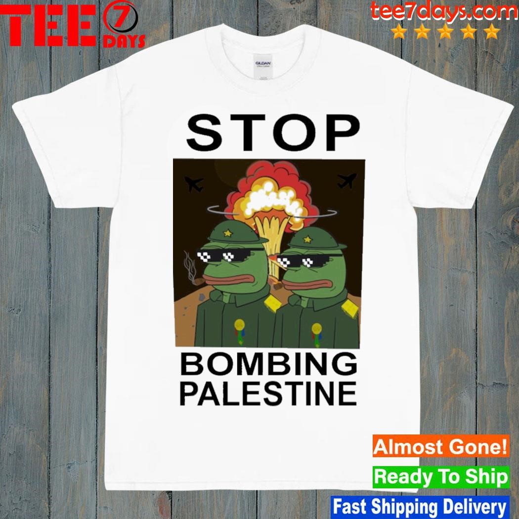 Bombing Palestine Free Palestine Shirt