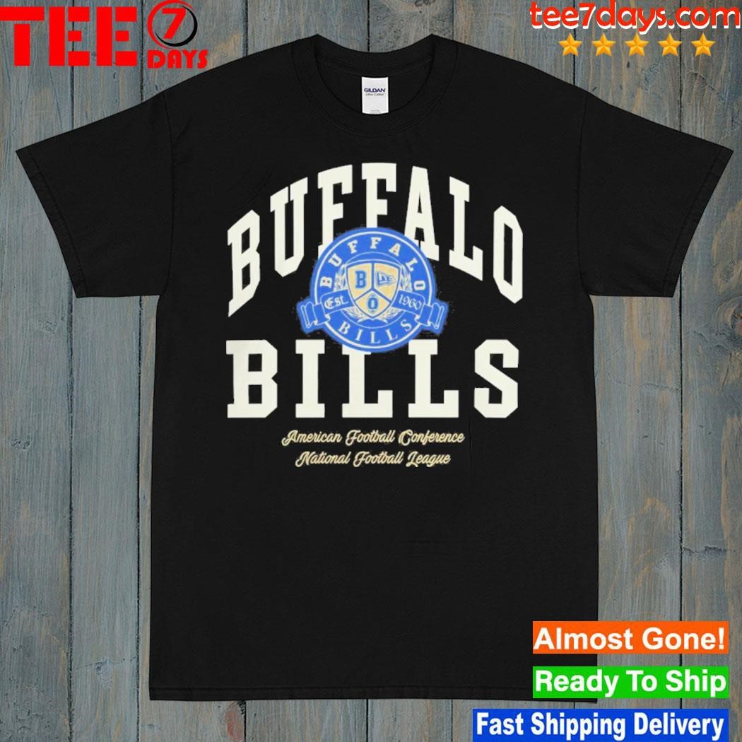 Buffalo Bills Letterman Classic American Football Conference National Football League Shirt