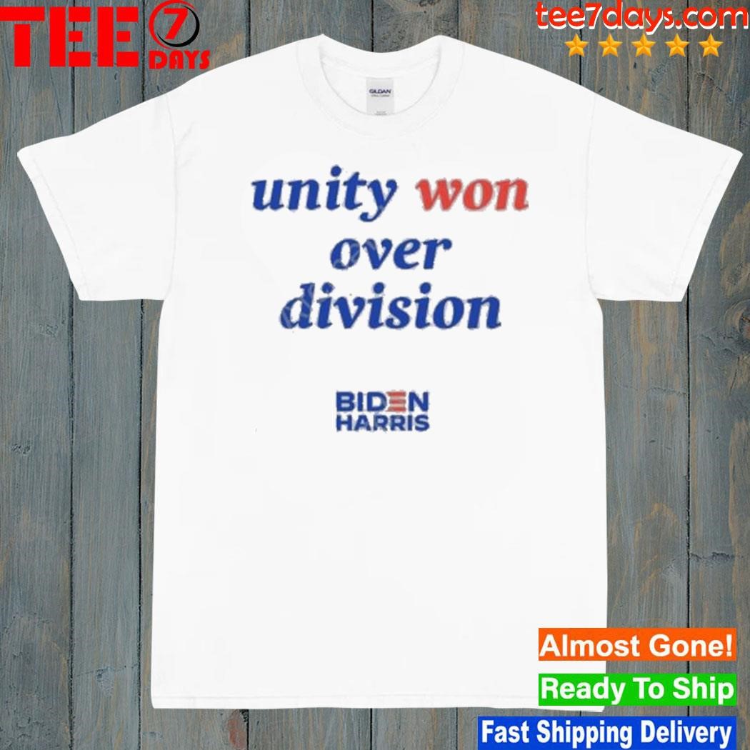 Candidly Tiff Biden Harris Unity Won Over Division Shirt