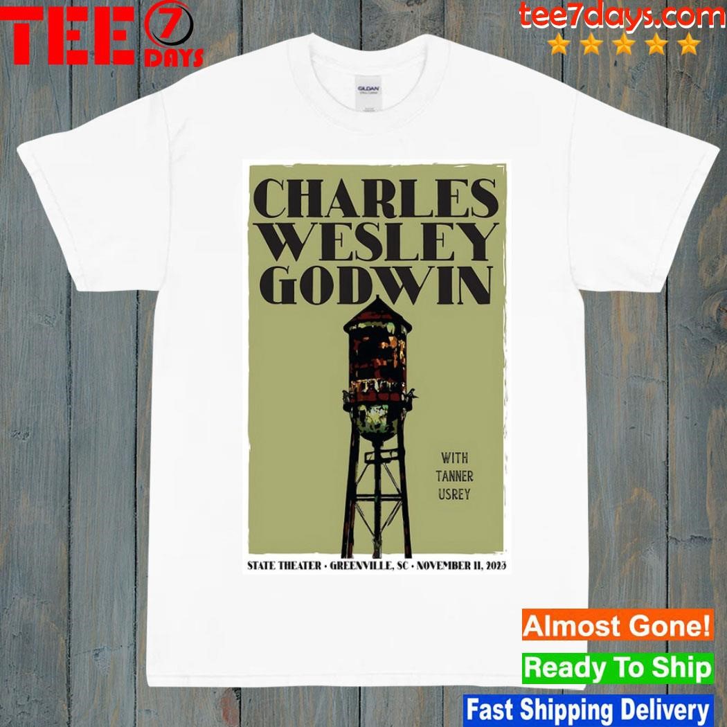 Charles Wesley Godwin Shows Greenville, North Carolina Nov 11, 2023 Poster shirt