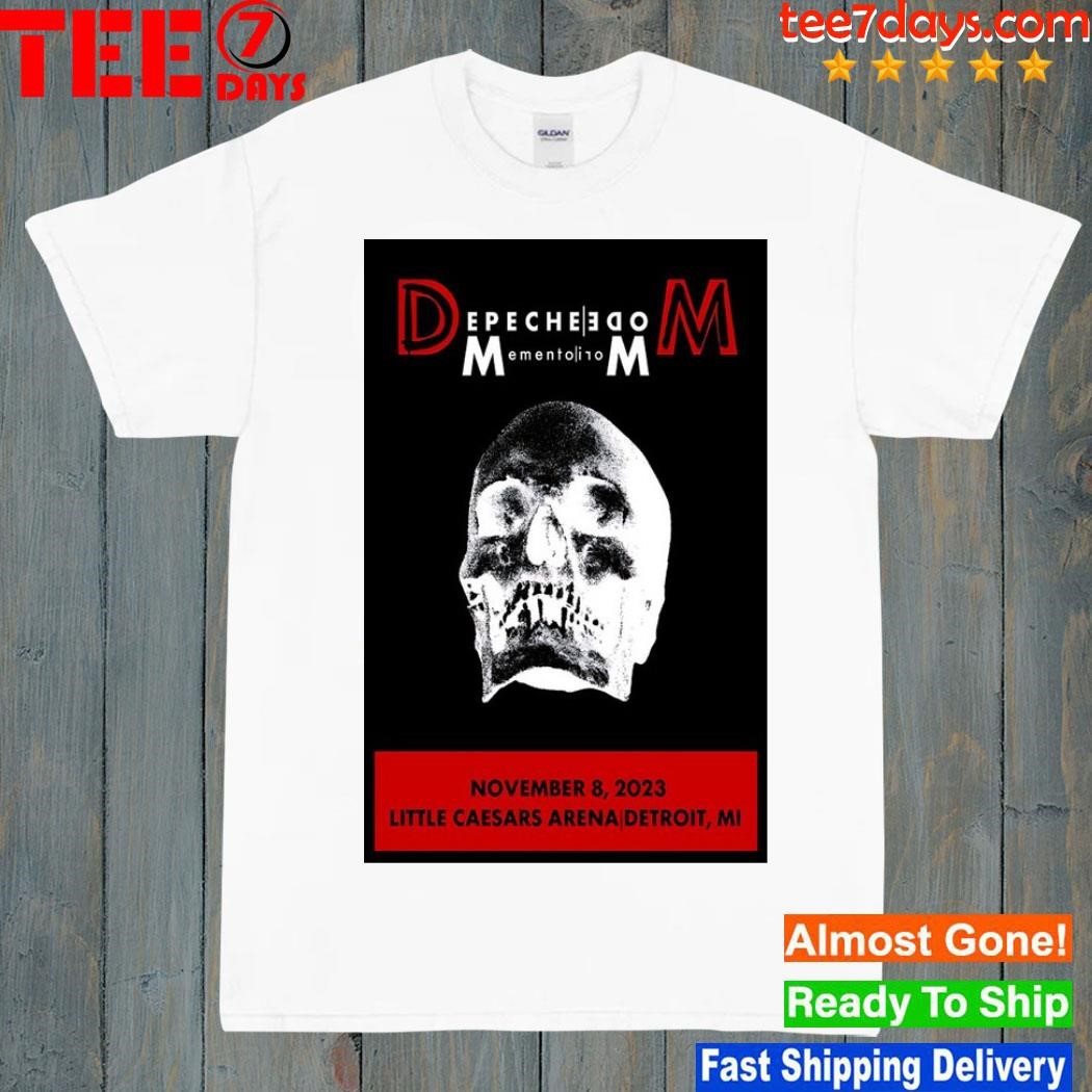 Depeche Mode Memento Mori Tour Nov 8, 2023 Detroit, MI Poster shirt