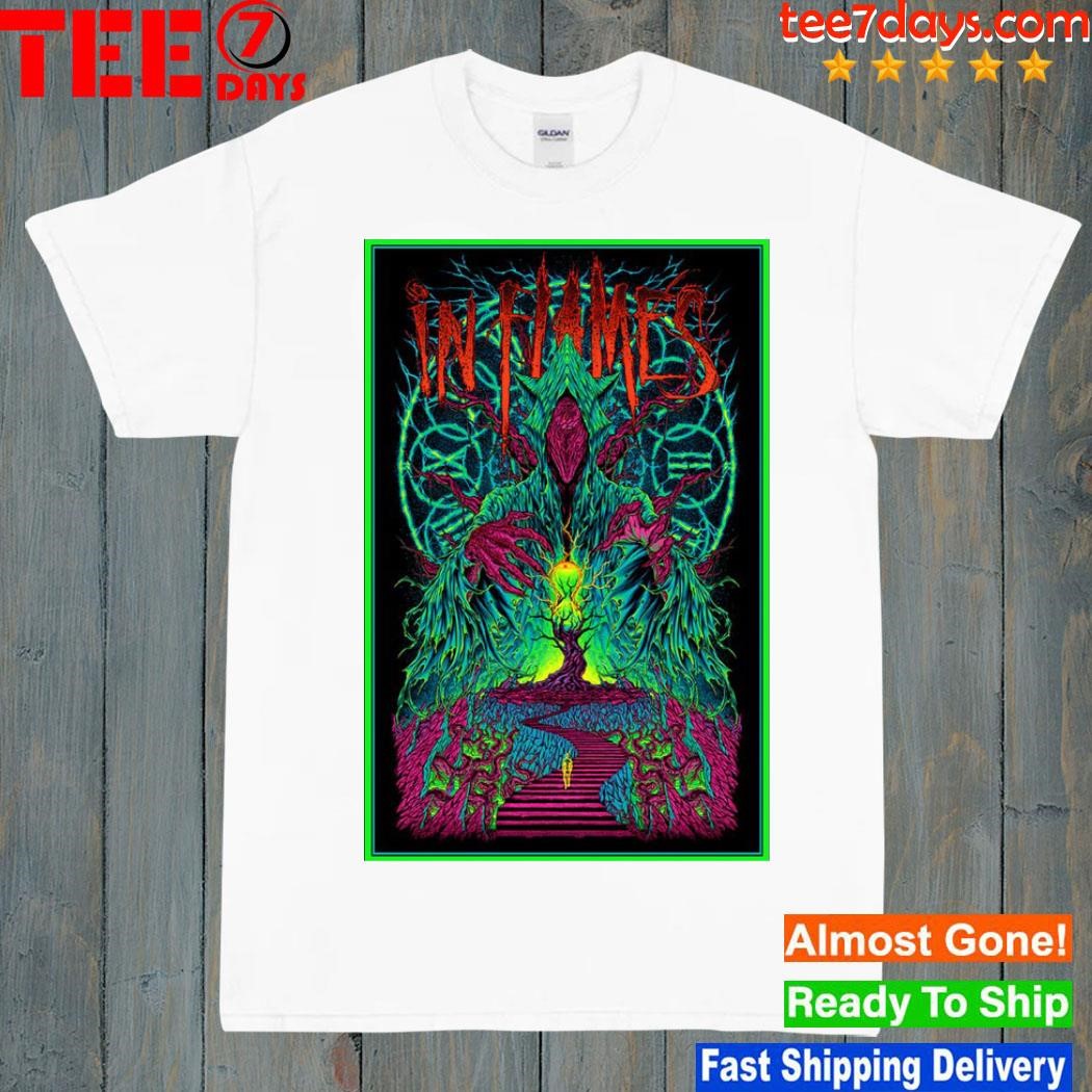 In Flames Tour 2023 Poster shirt