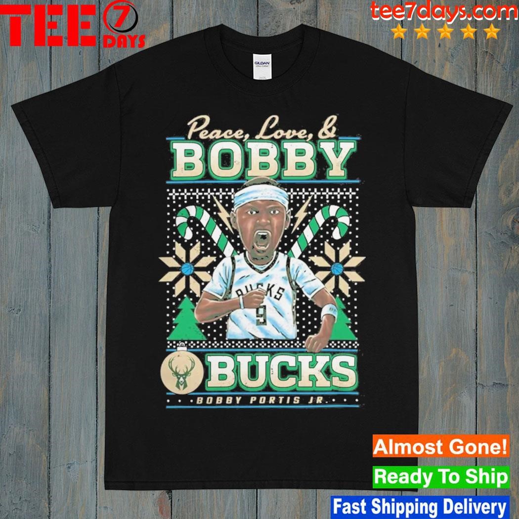 Item Of The Game Bobby Portis Jr. Milwaukee Bucks Logo Holiday Shirt