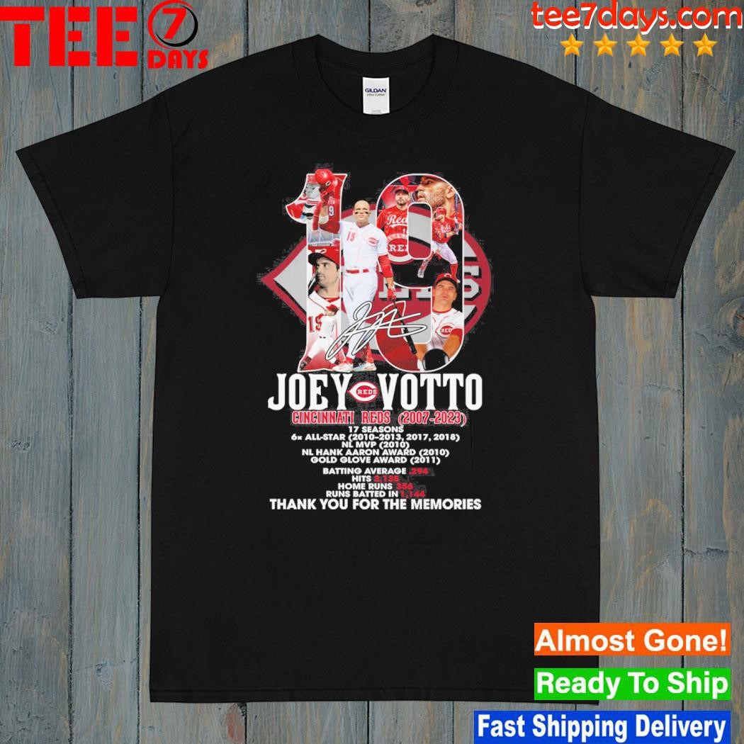 Joey votto cincinnatI reds 2007 2023 memories shirt
