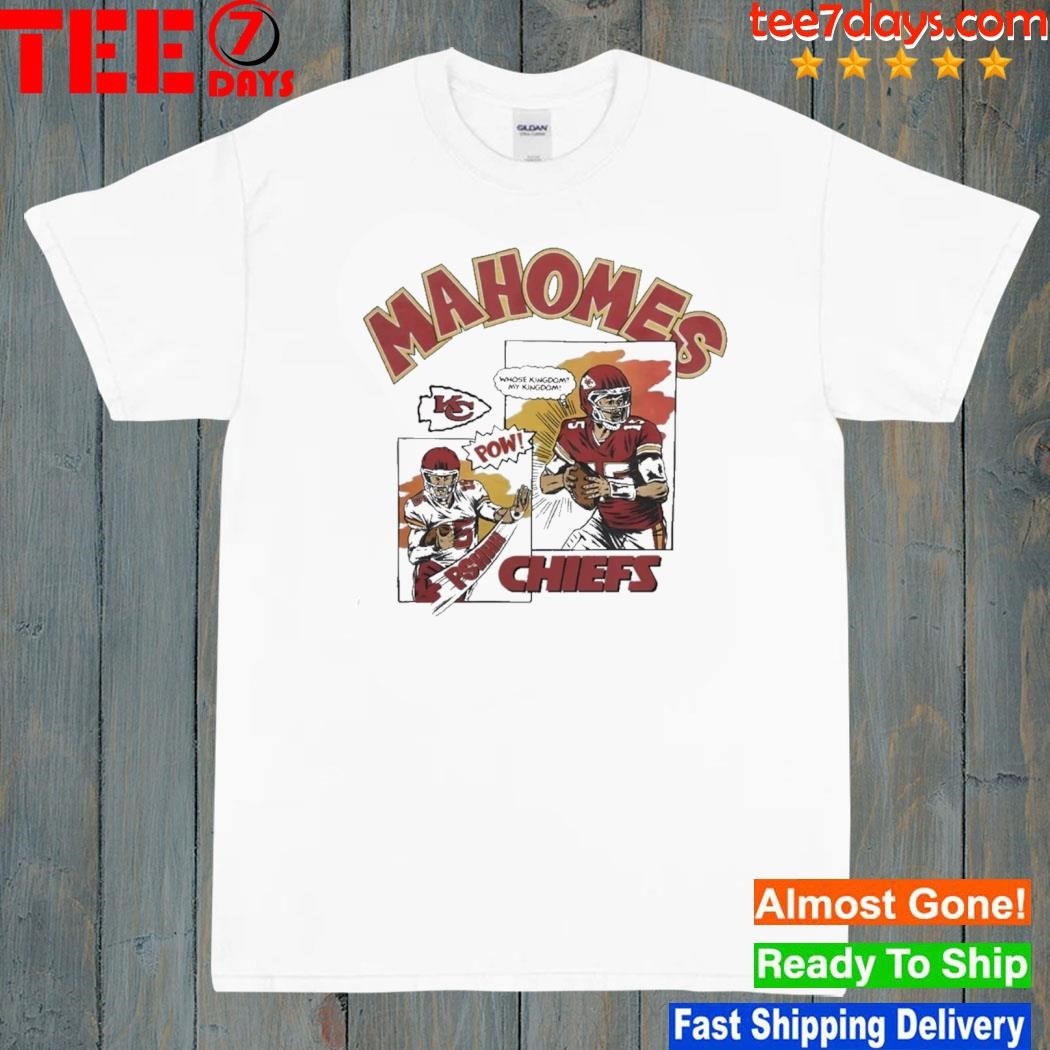 Kansas City Chiefs Comic Book Patrick Mahomes Tee Homage Shirt