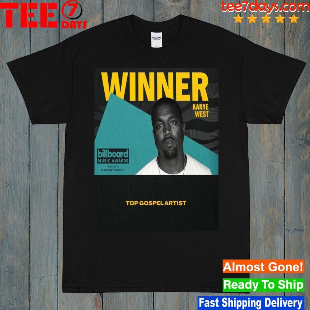Kanye West 2023 Billboard Music Awards Winner Top Gospel Artist Home Decor Poster shirt
