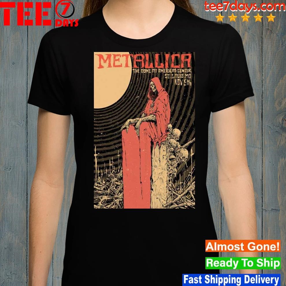 Metallica Nov 05, 2023 St. Louis, Mo T-shirt,Sweater, Hoodie, And Long  Sleeved, Ladies, Tank Top
