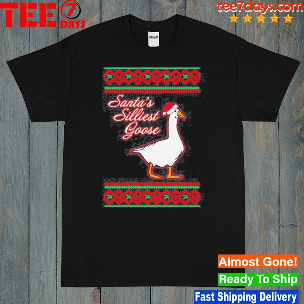 Middleclassfancy Santa's Silliest Goose Tacky shirt