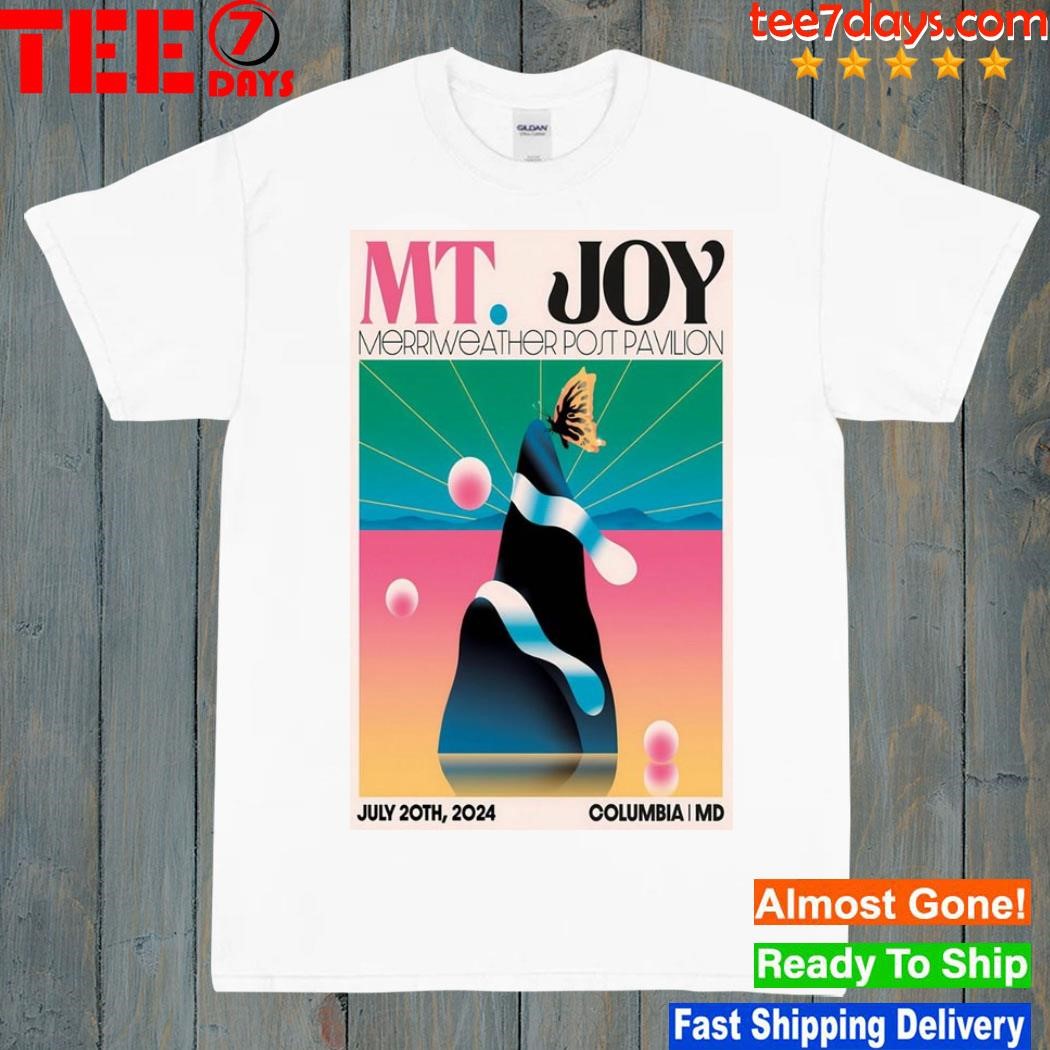 Mt.Joy 2024 North American Tour Merriweather Post Pavilion Columbia Poster shirt