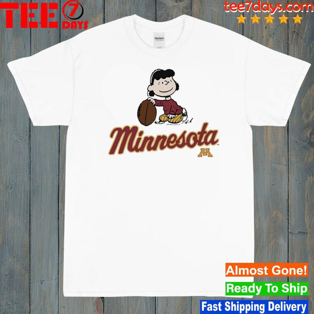 Peanuts x Minnesota lucy Football shirt